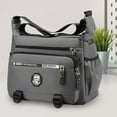 thumbnail image 1 of Bolso de hombro impermeable con múltiples bolsillos Fernando Gris, 1 of 8