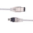 thumbnail image 4 of axGear IEEE Firewire 1394 Cable 4 Pin to 6 Pin 4-6 Pin link Cable Wire 2.5 Ft, 4 of 4