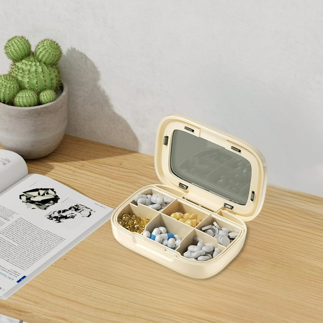 Suncoda Pl Astic B Ox, Portable Box Packaging Box Travel Portable Household Storage Box Mini Box