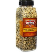 Everything Bagel Seasoning Blend by It's Delish, 18 Oz Large Jar  Premium All Natural Bagel Spice Seasoning Mix With Salt for Bagels, Buns, Bread, Salad Topping Seasonings for Food - USA Made,...