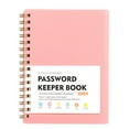 thumbnail image 5 of A6 Mini Password Book – Spiral Bound Pocket Notebook with Alphabetical Tabs (4.25x5.7in, Durable PP Cover), 5 of 6