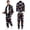 Black, variant on 80s 90s Outfit for Men Neon Track Suit Jacket and Pants Set for Halloween Hip-Hop Halloween Parties