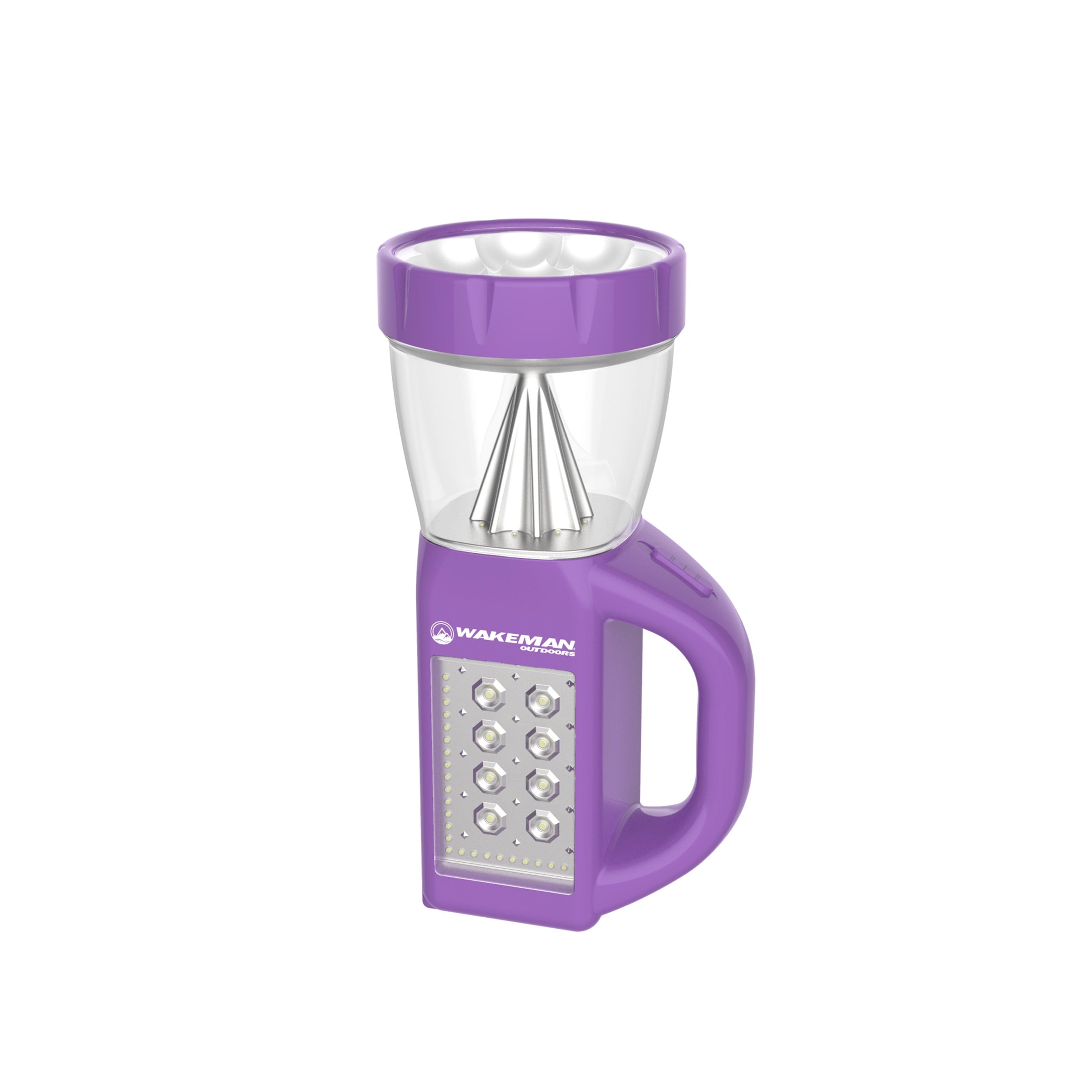 3 in 1 LED Lantern, Flashlight and Panel Light, Lightweight Camping Lantern By Wakeman Outdoors (For Camping Hiking Reading and Emergency) (Purple)