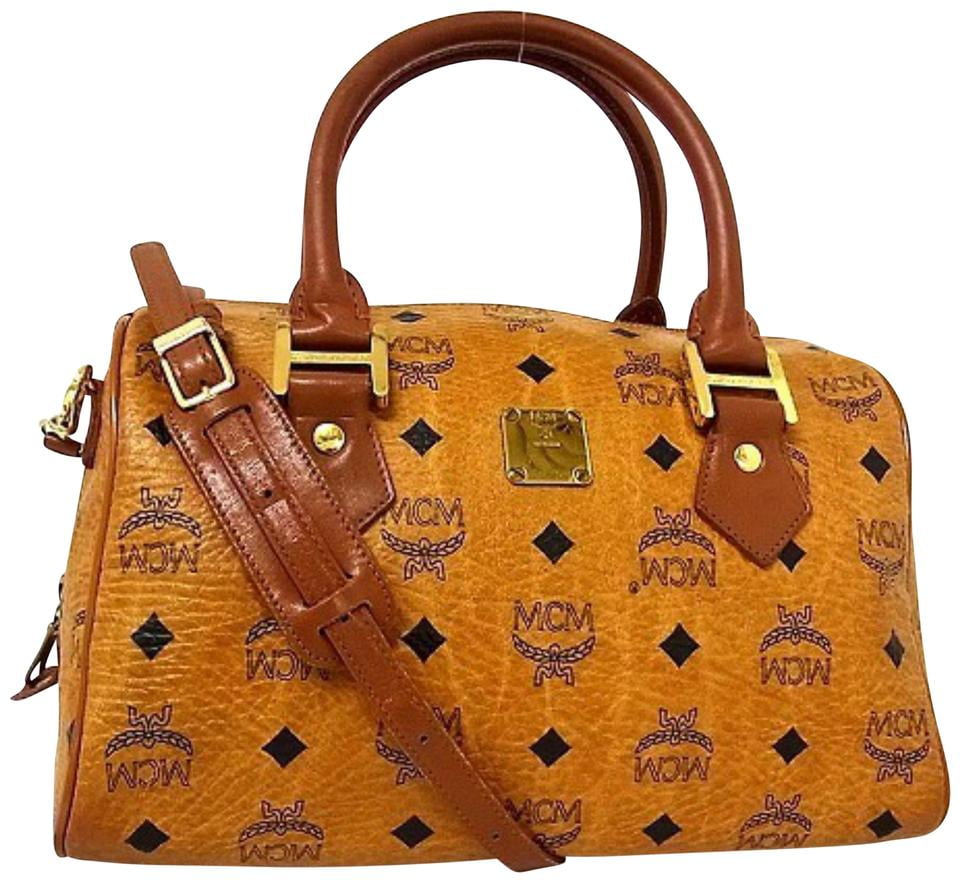Vintage mcm online boston bag