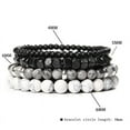 thumbnail image 4 of Fashion Natural Stone Beads Men Bracelet Multilayer Black Lava Onyx Beads Charm Punk Bracelet Bangles Women Jewelry Couples Gift, 4 of 6