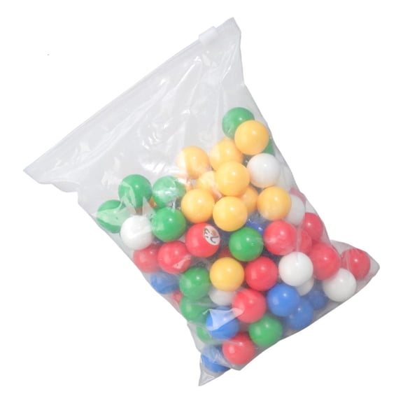YIGSECU Pack of 100 Raffle Colorful Replacement Bingo Balls Set Multicolor Bingo Balls Easy Read Number For Parties and Prize