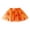 Orange, variant on Cathalem Kids Skirt Princess Skirt for Girls Tutu Skirt Toddler Cute Party Dance Skirt Solid Color Net Yarn Sequins Star Tulle (Orange,One Size)