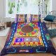 thumbnail image 2 of Piedra, Papel o Tijera Conjunto de sábanas temático, trío de piezas, cómodo y amigable con la piel, diseño único, regalo de decoración para el hogar para familiares, amigos y fans, 90 cm * 190 cm, 2 of 6
