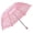 Pink, variant on Transparent Heart Print Folding Sun Umbrella, Cute Lace Parasol