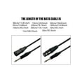 thumbnail image 4 of 6.35mm(1/4Inch) TS Mono to XLR Male Cable XLR 3Pin to 6.35mm TS Cable for Microphones and Audio Equipment Mic Cable, 4 of 9