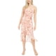 thumbnail image 1 of Bardot Womens Floral Midi Surplice Dress peach M, 1 of 1