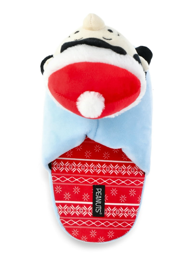 Peanuts Family Christmas Character 3D Scuff Slippers, Kids  display picture 1