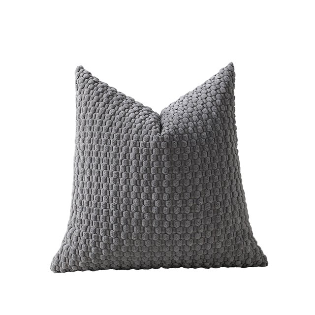 Fundas de Almohada Tamaño Estándar Funda de Almohada Tejida Suave Tamaño Estándar Respirable Cara Amable Funda de Almohada Tejida Decorativa Cubierta de Almohada