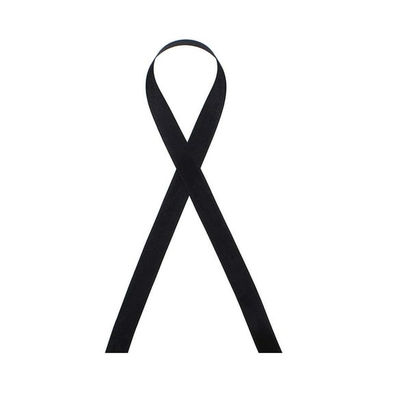 Black 055 Rayon Seam Binding 2.0 Ribbon - 1/2" - 100 Yards