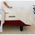 thumbnail image 3 of DNG Creations 1 Piece Box Spring Cover 100% Egyptian Cotton Wrap Around 4 Sides for Hotel & Home, Fits Box Springs up to 10 Inch Deep Pocket ( Solid Burgundy - Queen ), 3 of 7