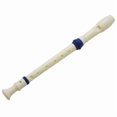 thumbnail image 2 of 2X Students Plastic 8 Holes Soprano Recorder Flute Beige Blue with Cleaning Stick, 2 of 8