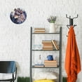 thumbnail image 4 of Wall Clock 10 Inch Silent Non-Ticking 8 Wolf with Forest Battery Operated Rustic Retro for Living Room Home Kitchen Bathroom, 4 of 7