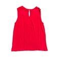thumbnail image 2 of GL Gibson Look Women's Sleeveless V-Neck Embroidered Top (Red, M), 2 of 2