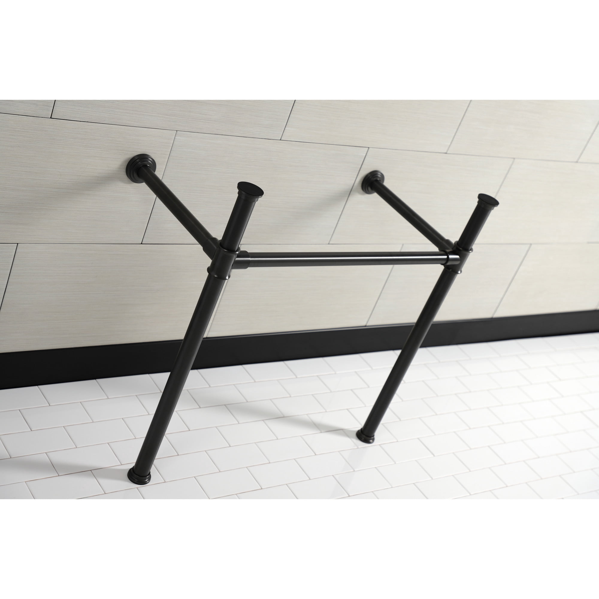 Kingston Brass VPB13685 Stainless Steel Console Sink Legs, Oil Rubbed Bronze