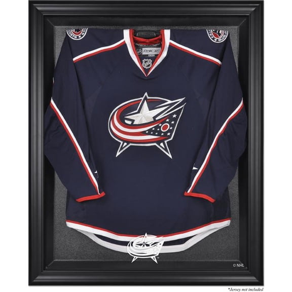 Columbus Blue Jackets Black Framed Logo Jersey Display Case