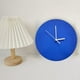 thumbnail image 3 of Reloj de pared moderno, silencioso, sin tictac, reloj azul, movimiento de barrido, con mitorio, , habitación de , Redondo Sunnimix Reloj de pared, 3 of 8