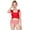 Red, variant on Ytdscs Baby Kids Girls Bikini Bathing Suits Set Cute Ruffles Swimsuits Sun Protection Halter Swimwear Two-Piece Size (2-12T)