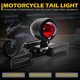 thumbnail image 2 of Luz Trasera de Motocicleta CHAO 12 V Rojo con Soporte de Matrícula Negro para Harley Bobber Chopper Cruiser Dyna Glide Sports, 2 of 5