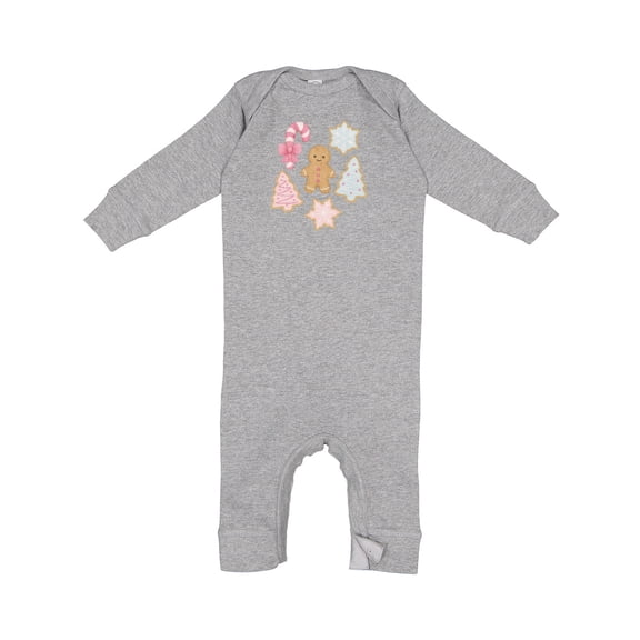 Inktastic Gingerbread Cookies and Christmas Candy Baby Romper Coveralls