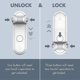 thumbnail image 4 of Door Lever Lock Child Proof Doors & Handles Adhesive - Safety, 4 of 5