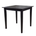 thumbnail image 1 of Target Marketing Systems Udine 30-Inch Square Breakfast Table with Tapered Legs, Black, 1 of 3