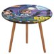 thumbnail image 1 of Rusty Rivets-theme Fitted Round Tablecloths Elastic Edged Table Covers Waterproof Table Cloth for Kitchen Holiday Party Tables Decor 150cm, 1 of 6