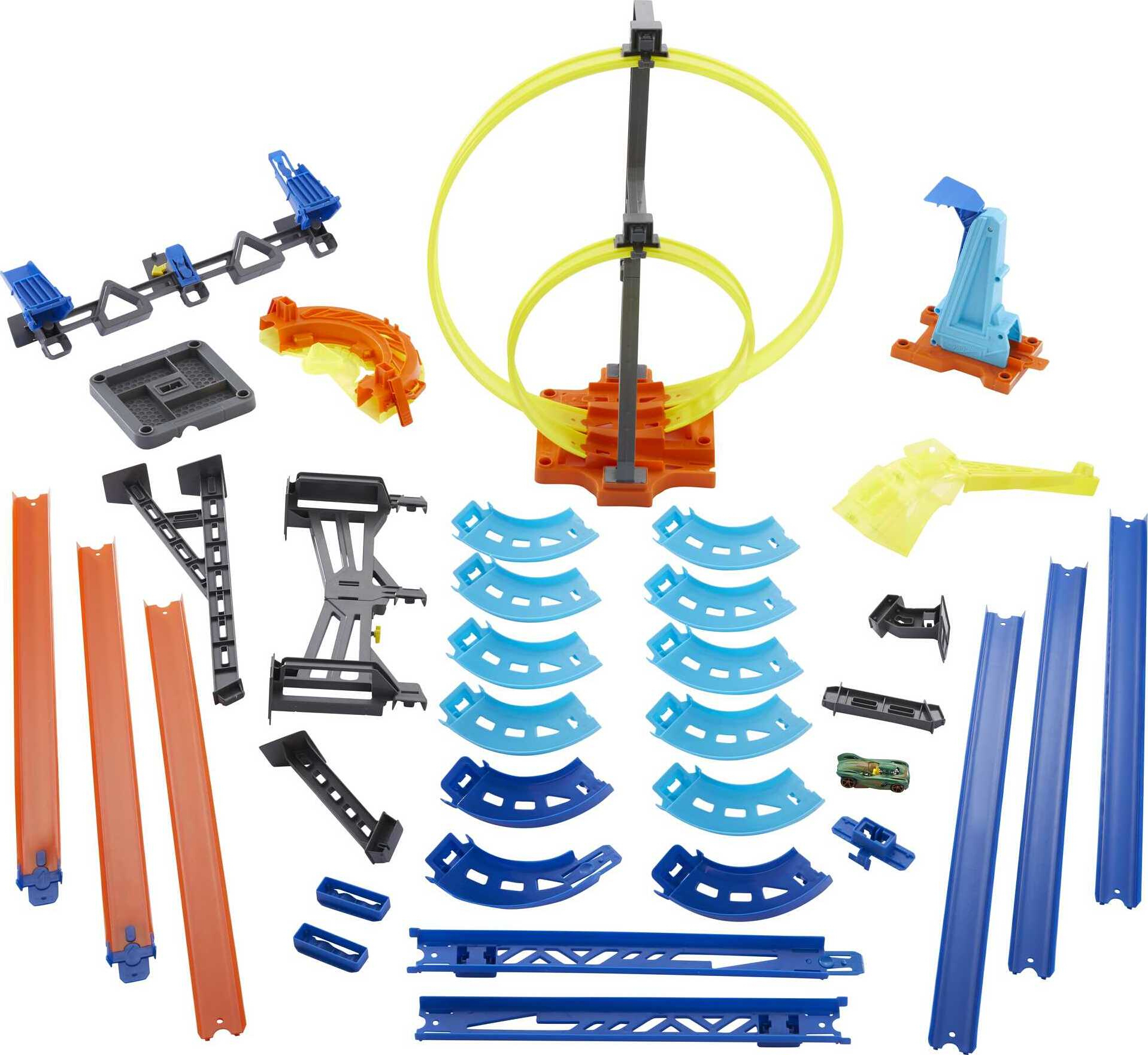 Hot Wheels Track Builder Vertical Launch Kit, 50-in Tall, 3 Configurations & 1 Toy Car - image 5 of 6
