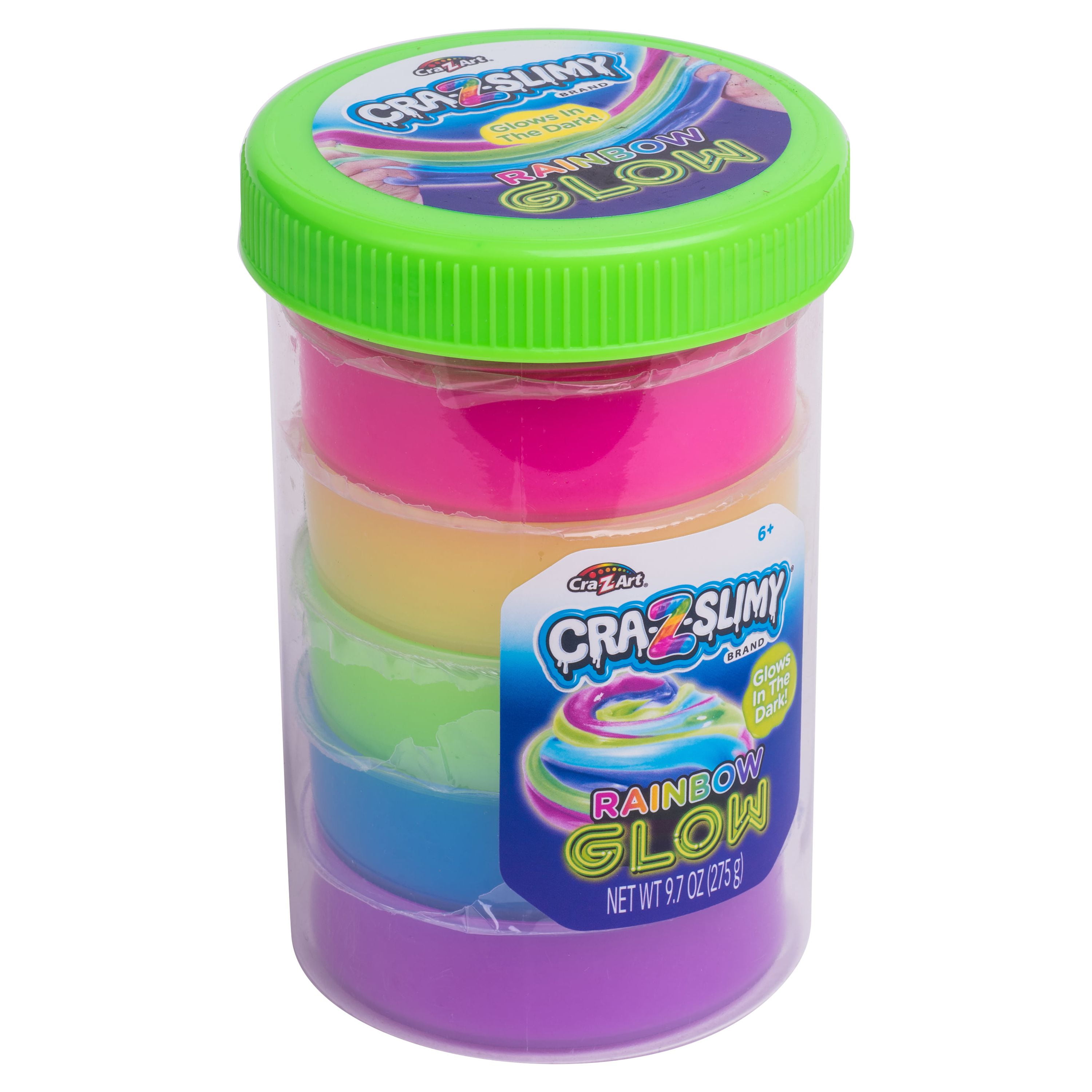 Cra-Z-Art Cra-Z-Slimy Multicolor Slime Tie Dye Jar, Child Ages 6 and up