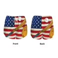 thumbnail image 6 of Goofa American Flag And Baseball Printed Women 2 in 1 Running Shorts,Quick Dry Athletic Workout Shorts,High Waisted Athletic Shorts with Liner Pockets-X-Large, 6 of 9