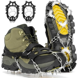 Fansrock 28 Spikes Crampons Ice Cleats, Anti Slip Traction for