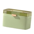 thumbnail image 2 of Organizador de emergencia para guardar suministros médicos, caja de almacenamiento con bandeja extraíble y gran capacidad para deportes al aire libre. L verde claro, 2 of 8
