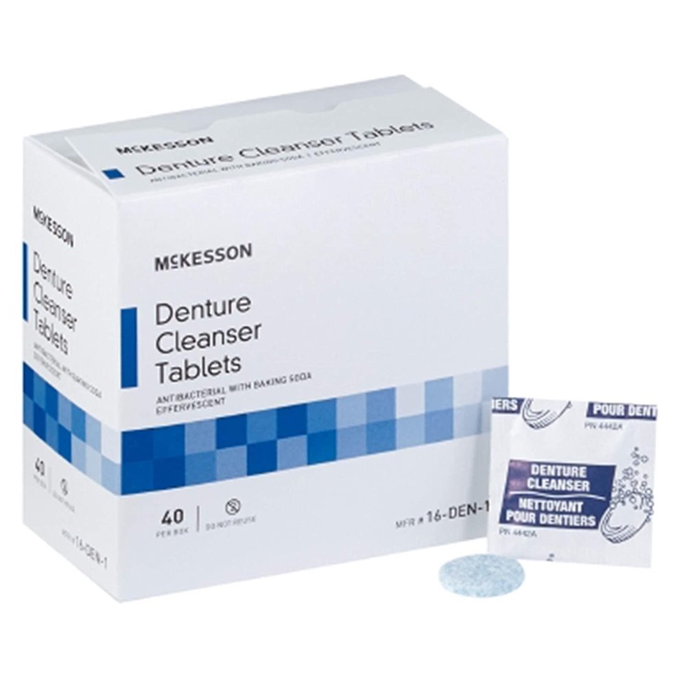 Pack of 480 Denture Cleaning Tablets. Formula with Baking Soda