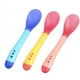 thumbnail image 2 of Juego de cucharas de plástico para bebés pequeños, utensilios para niños pequeños, herramienta de alimentación infantil, vajilla sensible al calor, gran oferta, 3 piezas, 2 of 4