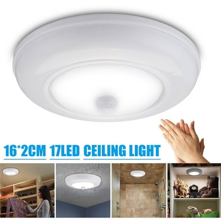 Dc6v 3825smd 17led Motion Sensor Ceiling Light Battery