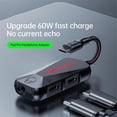 thumbnail image 5 of 3 in 1 Game Phone Sound Card Hi-Res Sound Quality Type C to 3.5mm Headphone Jack PD QC 60W Fast Charging Adapter, 5 of 5