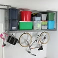 thumbnail image 2 of MonsterRax 2'x8' Overhead Garage Storage Rack Holds 350 Pounds, Hammertone, 2 of 5