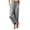 Black, variant on Womens High Waisted Wide Leg Pants Plus Size Drawstring Straight Leg Trousers Striped Beach Pants Casual Summer Outfits with Pockets
