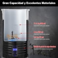 thumbnail image 4 of DASHLINE Espumadores de Leche El&eacute;ctrico 4 en 1, Vaporizador de Leche Autom&aacute;tica (400W,355ML), Fabricante de Espuma Caliente y Fr&iacute;a para Leche Caliente,Caf&eacute;,, 4 of 7