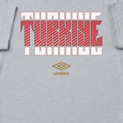 Umbro Men's Turkiye Stacked Soccer T Shirt (Grey Heather, S-L)