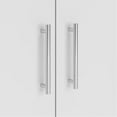 thumbnail image 4 of Pemberly Row Armoire de Rangement Haute avec Portes et Tablettes en Blanc - Bois, 4 of 10