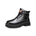 thumbnail image 1 of Colisha Men Hiking Boot Waterproof Work Boots Non-Slip Lace Up Ankle Booties Motorcycle Comfort Casual Winter Shoes Black 6.5, 1 of 9