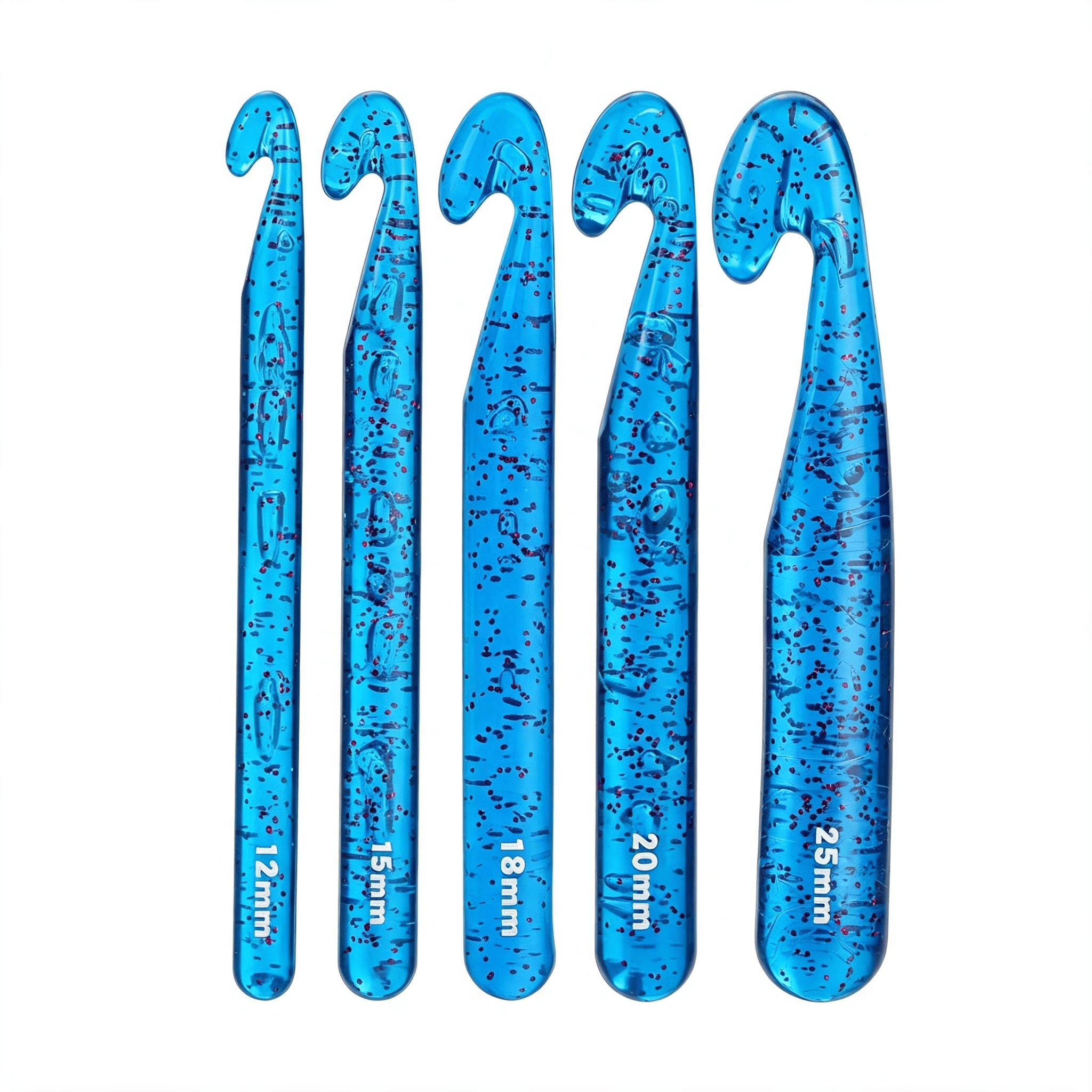 2 pack) Susan Bates Bamboo Handle Crochet Hook with Silvalume Head