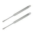 thumbnail image 1 of Unique Bargains 2 Pcs 10' 35Ib/156N Silver Tone Lift Supports Struts Shocks Gas Spring Universal for RV Car Truck Boat, 1 of 8