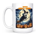 thumbnail image 2 of Happy Halloween Old English Sheepdog Witch Pumpkins Bats Mug Dog Lover Coffee Tea Cup - 13012, 2 of 4