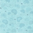 thumbnail image 1 of Ahgly Company Tapis d'Intérieur Lavable à la Machine, Carré, Transitionnel, Bleu à Losanges Bleus, Tapis de Zone, 8 Pieds Carré, 1 of 7